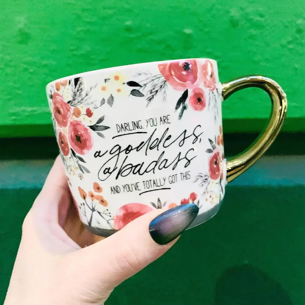 Darling Goddess Empowerment Set — Bulk Lot of 12 Mugs + 12 Journals (Gifting, E